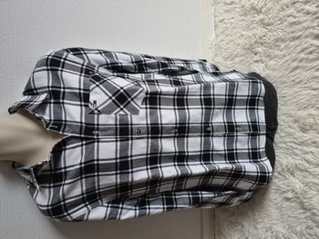 Chemise Tommy Jeans noire/blanche - Taille M - Neuve