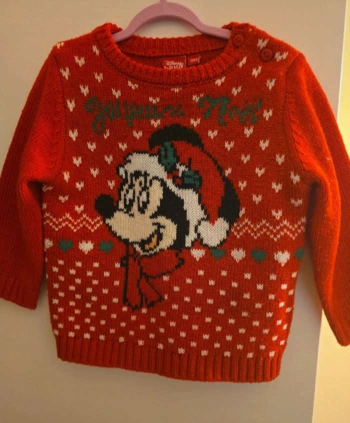 Pull noël bébé