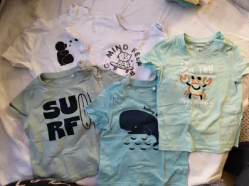 Lot de 5 t-shirt manches courtes orchestra 9m 71cm