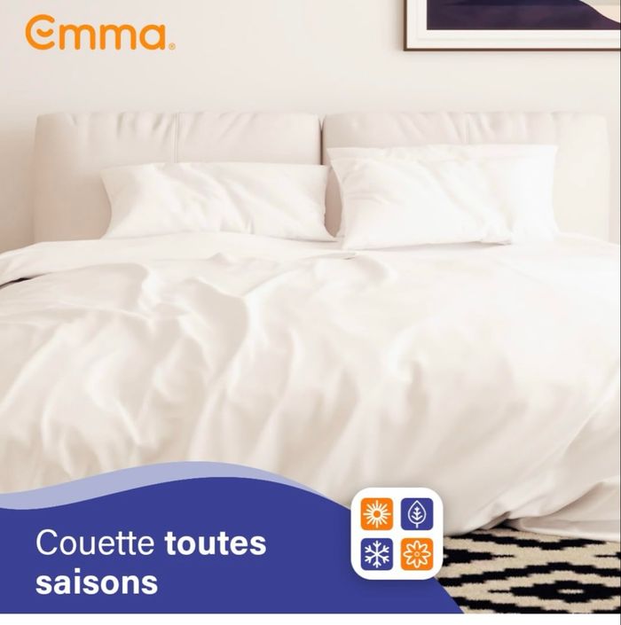 Pack Couette et housse de couette Emma 155x220 avec une taie d’oreiller 80x40 - photo numéro 6