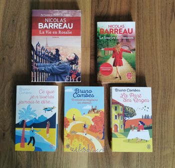 Lot 5 romans de Bruno Combes et Nicolas Barreau 