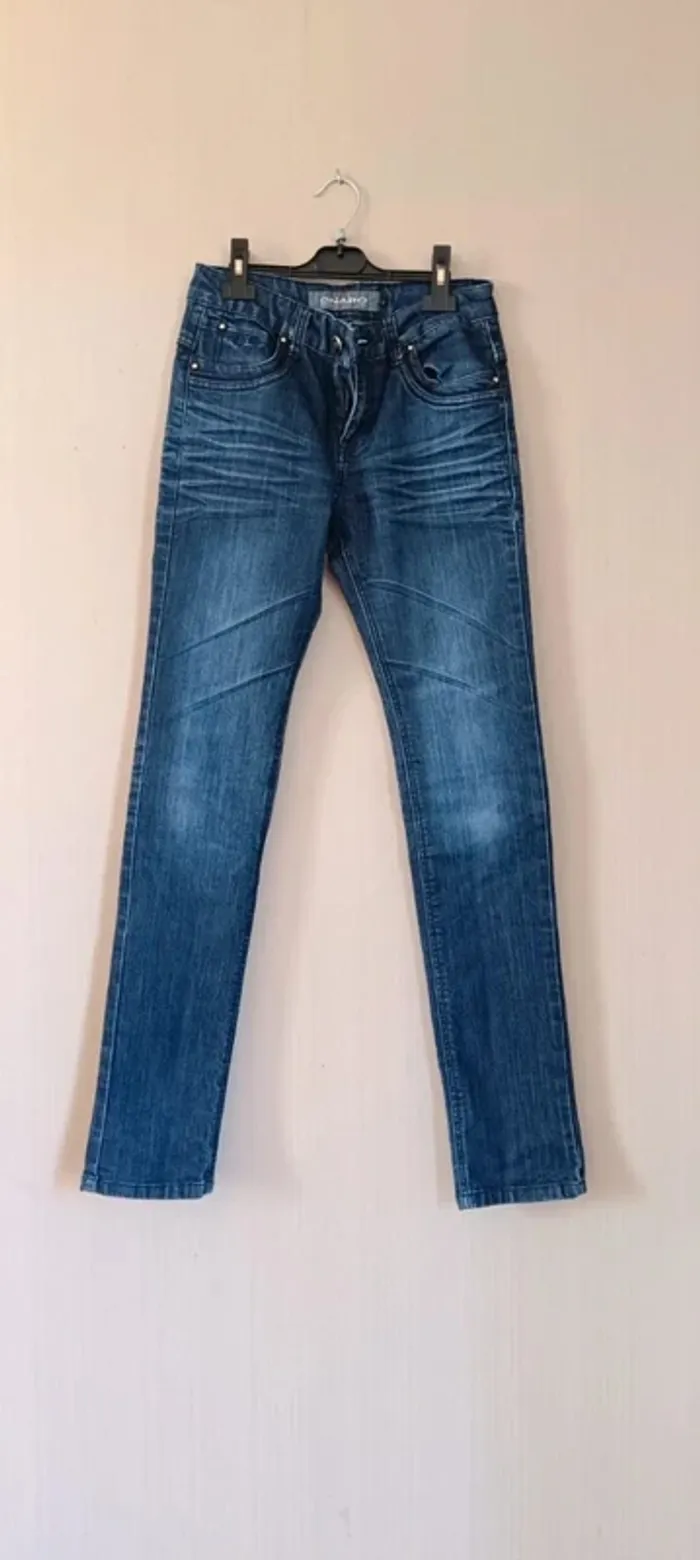 118- jean's bleu , onado, taille M