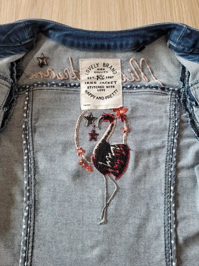 Veste en jean IKKS 6 ans - photo numéro 4