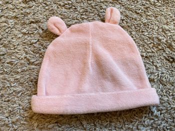 Bonnet velours bébé