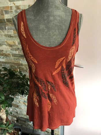 Débardeur rouille Camaieu 36