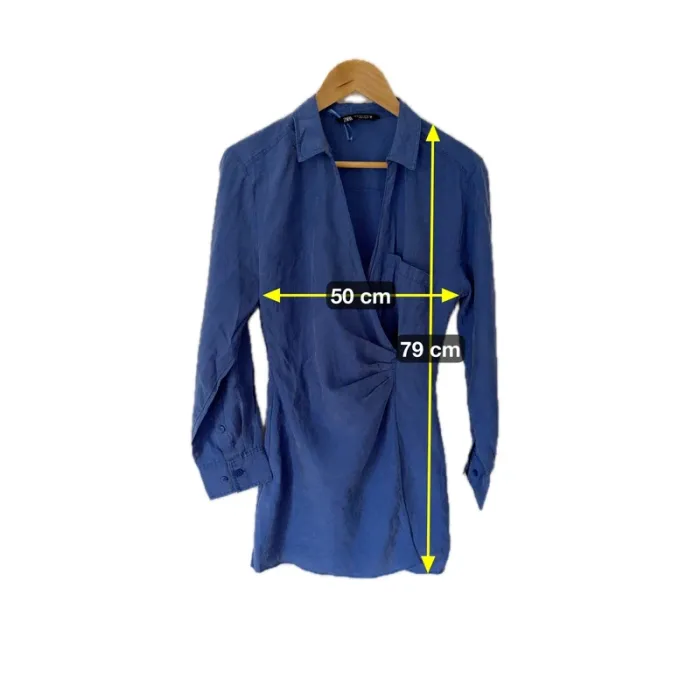Robe Zara bleu - photo numéro 2