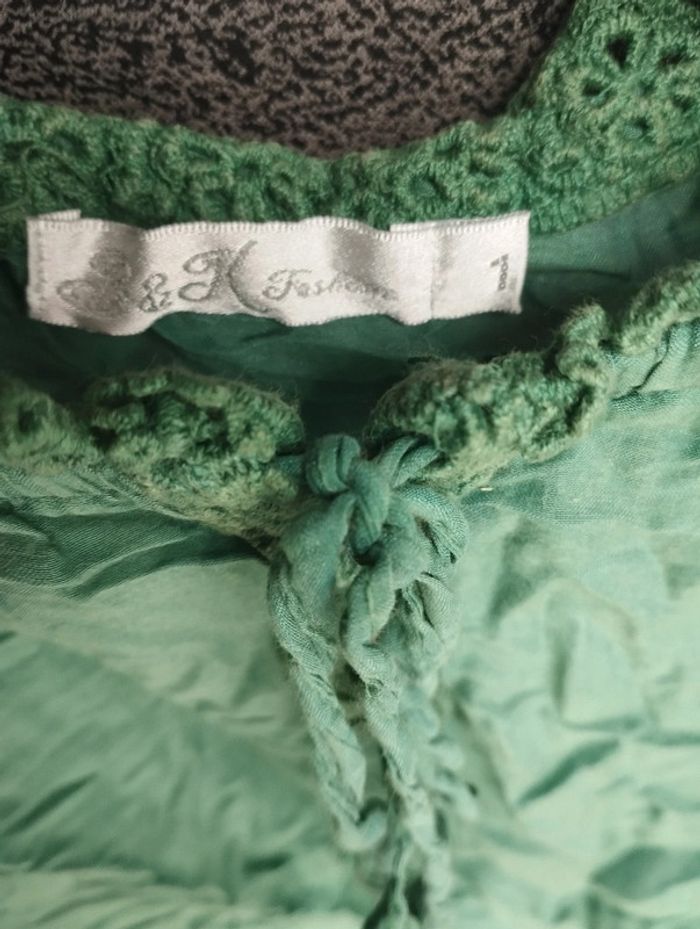 Blouse verte t. 1 - photo numéro 3