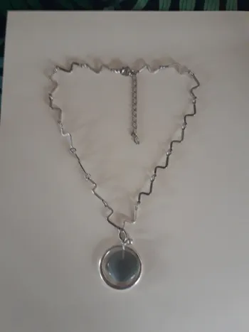 Collier vintage fantaisie pendentif ancien