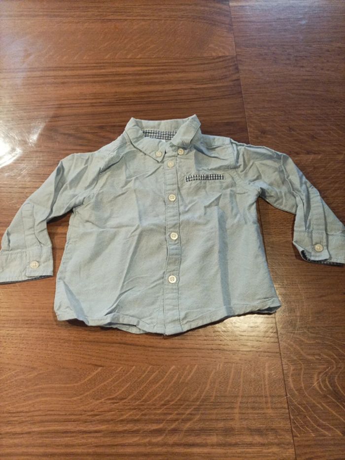 Lot de 3 chemises garçon 18 mois - photo numéro 2