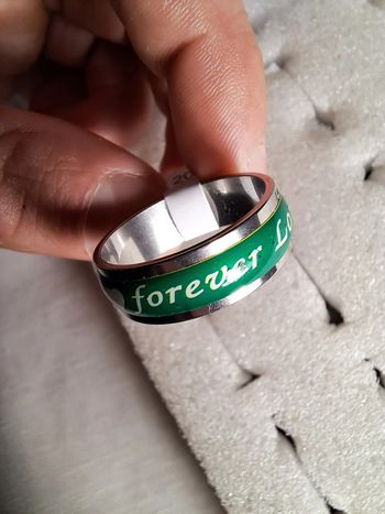 Bague acier inoxydable motifs