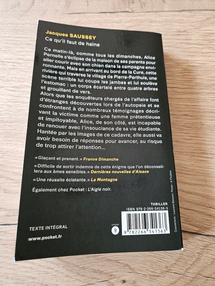 Ce qu'il faut de haineux Jacques Saussey - photo numéro 2