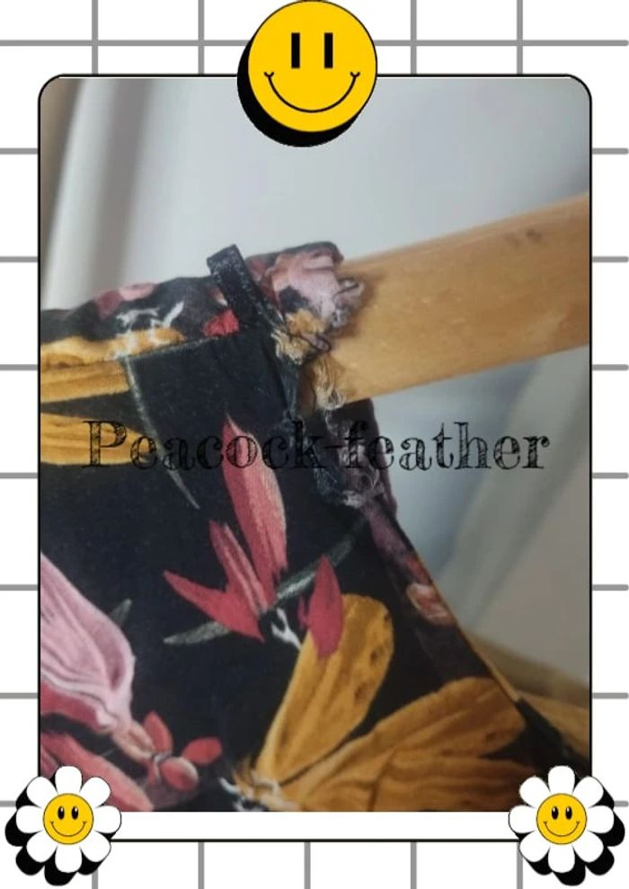 Haut débardeur fleuri noir 46 - photo numéro 4