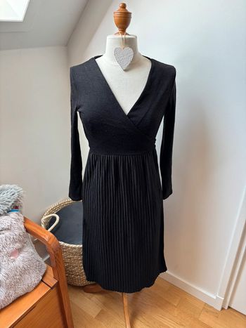 🖤 superbe robe croisé noire - Mango - M