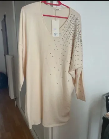 Robe pull strass Enzoria
