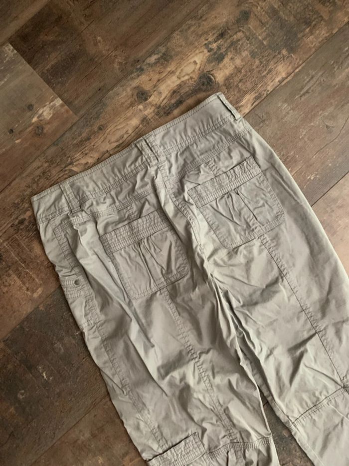 Pantacourt gris toile - photo numéro 6