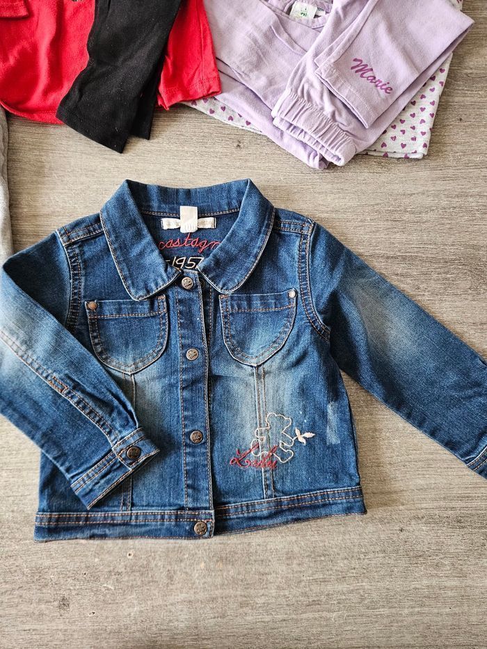 Lot vêtements fille 12 mois automne hiver - photo numéro 7