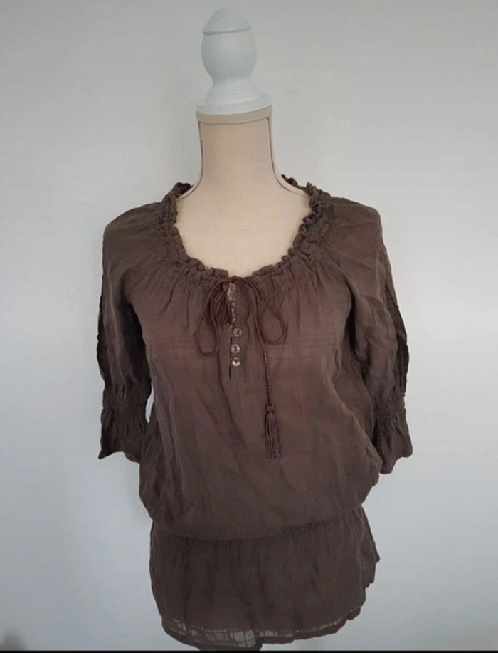 Blouse à manches 3/4