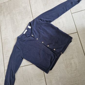 Gilet okaidi bleu marine 5 ans