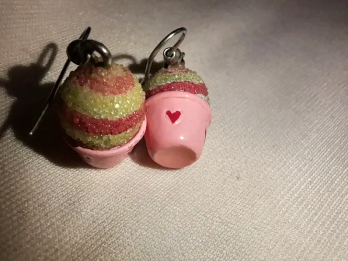 Boucles d'oreilles CupCake - photo numéro 3