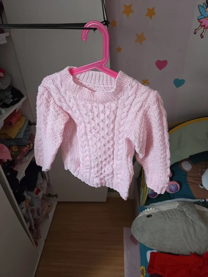 Pull fait main taille 8 ans - photo numéro 3