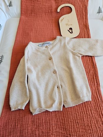 Gilet pailleté / Taille 3 mois
