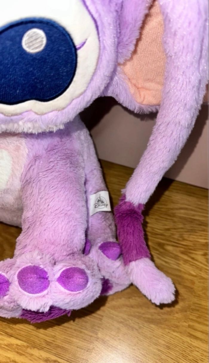 Grosse peluche Angel Stitch Rose - Disney neuve avec étiquette - photo numéro 6