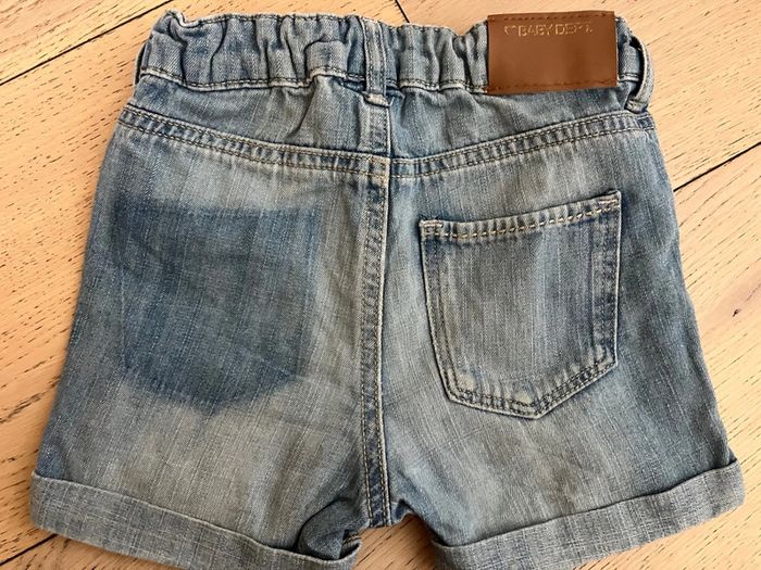 Ensemble blouse MC été + short en jeans 24mois/2 ans - photo numéro 7