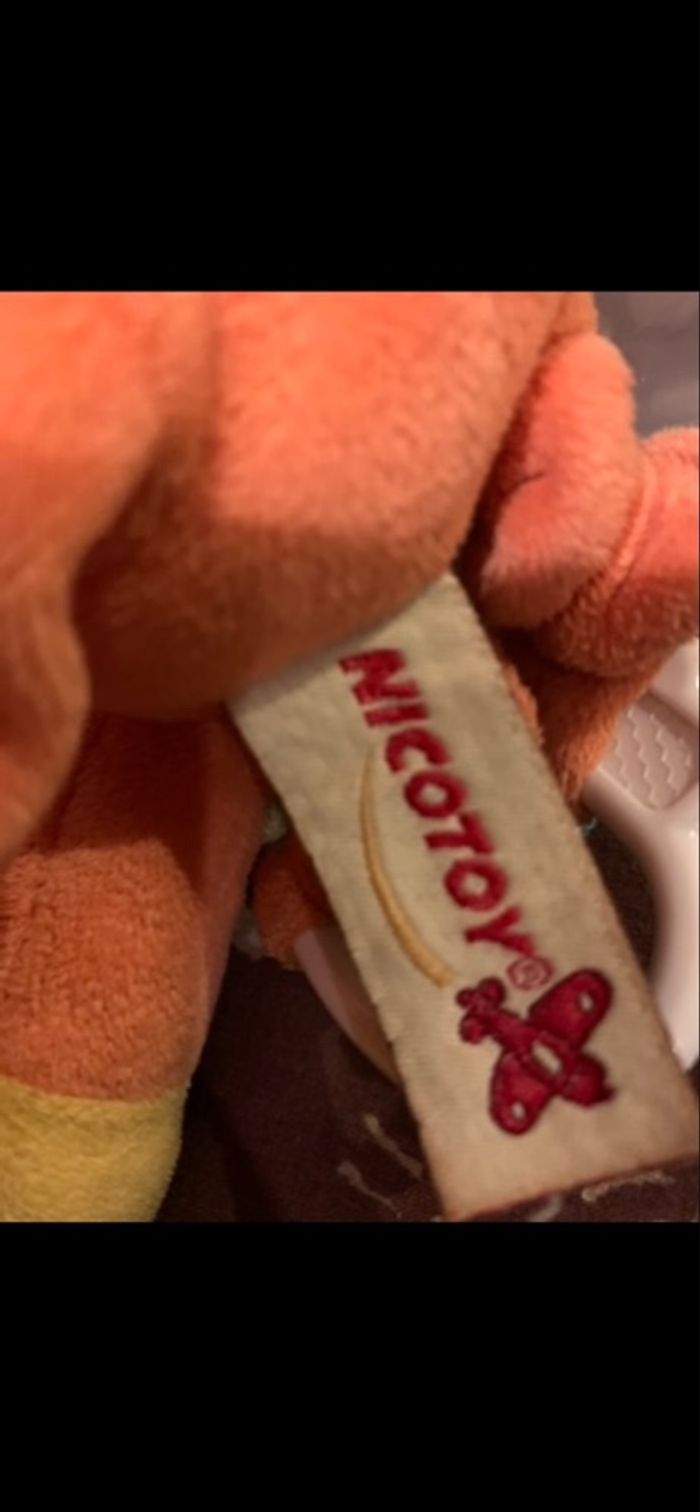 Nounourse lion tout doux pour bébé avec berceuse marque Nicotoy - photo numéro 2