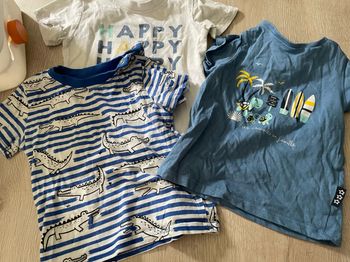 Lot t-shirts - 12 mois