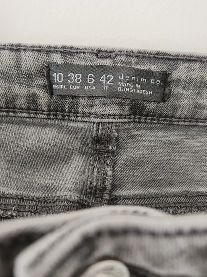 🔹 Jean gris skinny – Denim Co taille 38 (EUR) - photo numéro 2