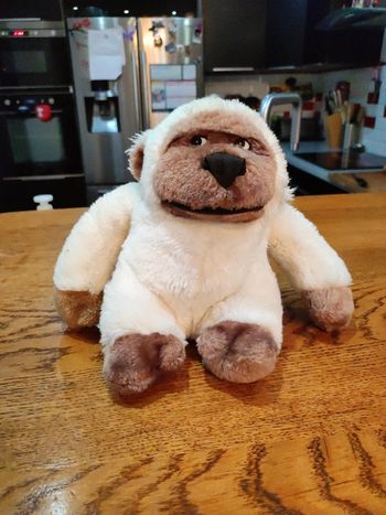 Petit singe blanc vintage