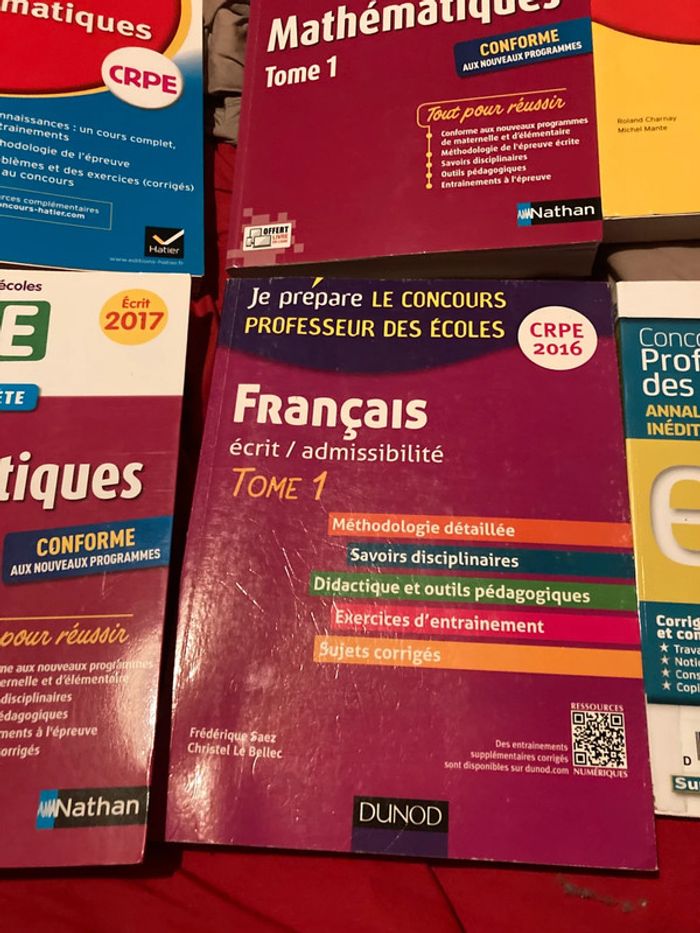 Lot 7 livres CRPE - photo numéro 7