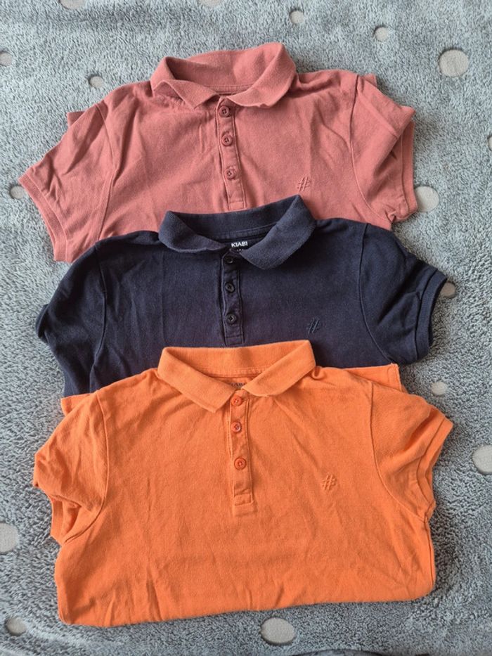 Lot de 3 polos manches courtes 10 ans