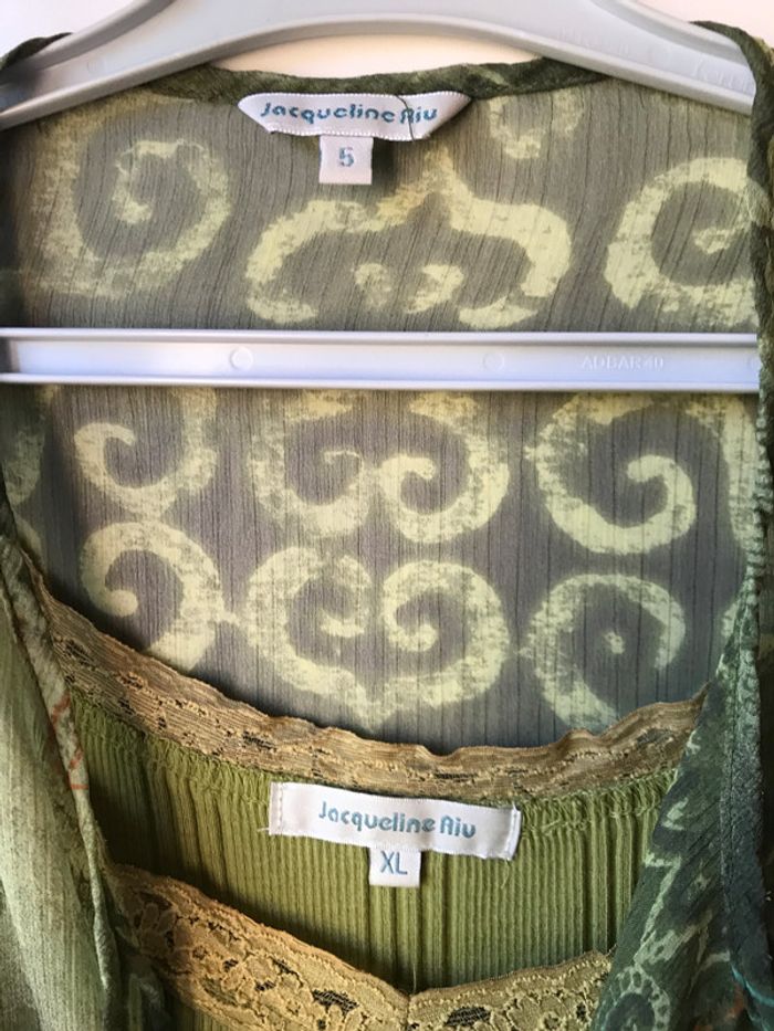 tunique voile avec caraco J.Riu - photo numéro 2