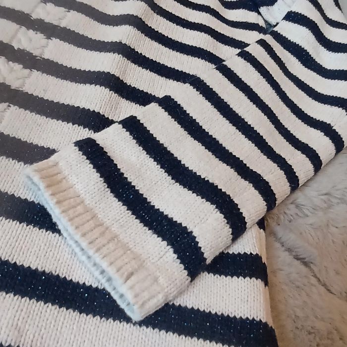 Joli pull chaud style marinière pailleté 14 ans 🌹 Okaïdi 🌹 très bon état - photo numéro 3