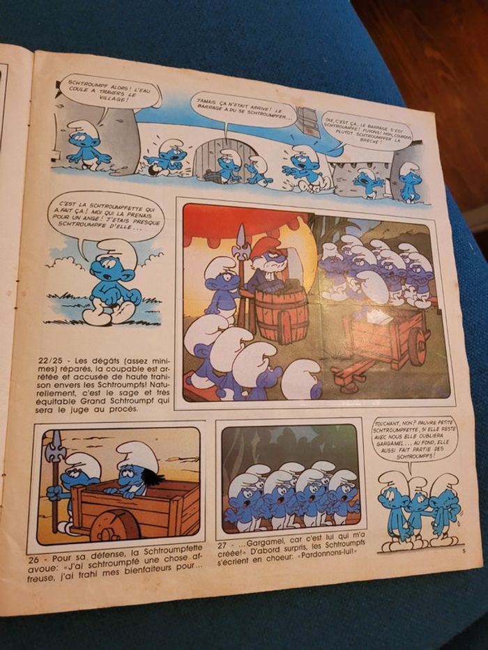 Album Panini ancien complet Les Schtroumpfs livre stickers autocollants collection - photo numéro 5
