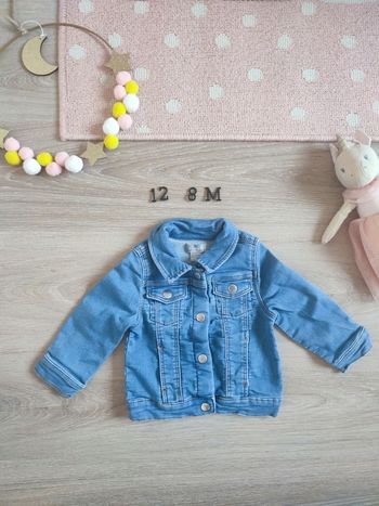 Veste en jean, Primark pour bébé fille, taille 12/18 mois