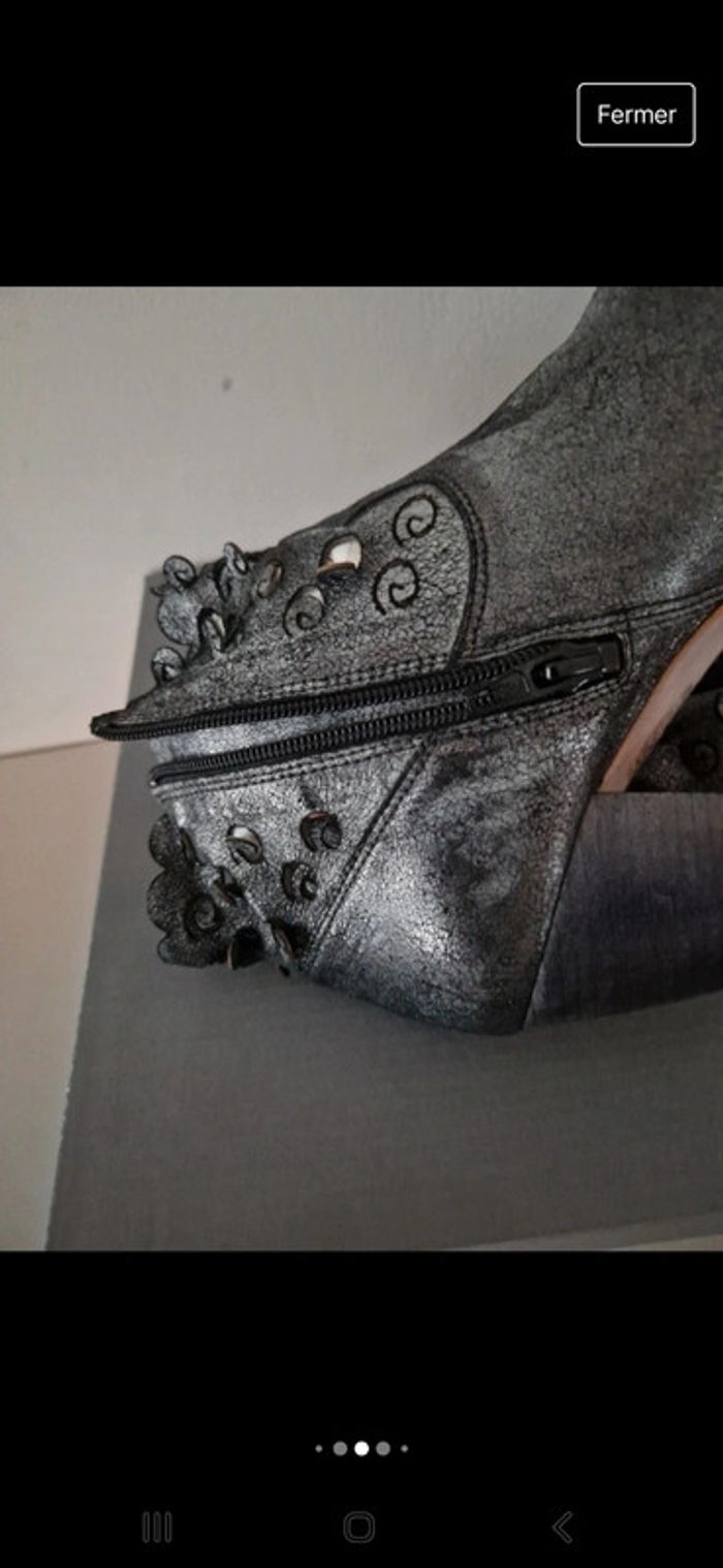 Bottines Rosemetal🩶 - photo numéro 13