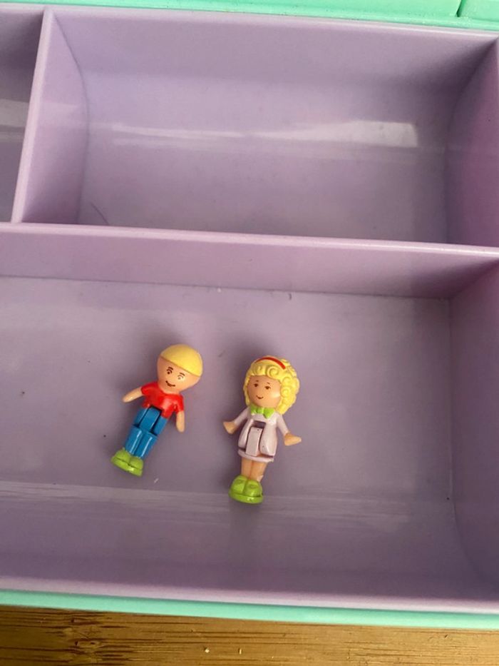 Trousse façon plumier polly pocket + accessoires - photo numéro 4