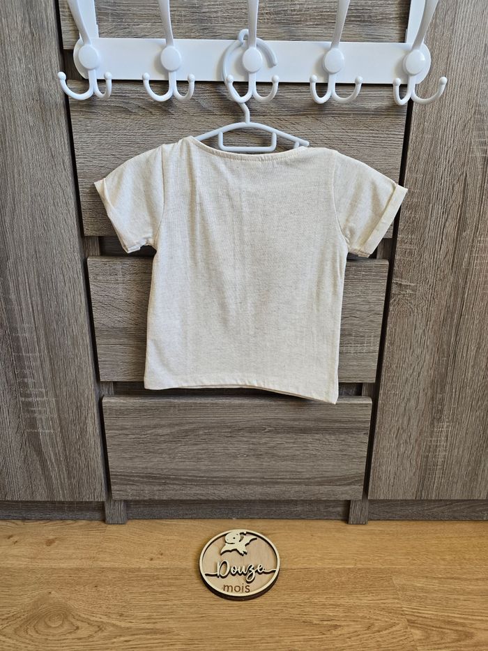 Vêtement Bébé Fille - T-shirt Minnie Beige - Disney - 12 mois - photo numéro 6