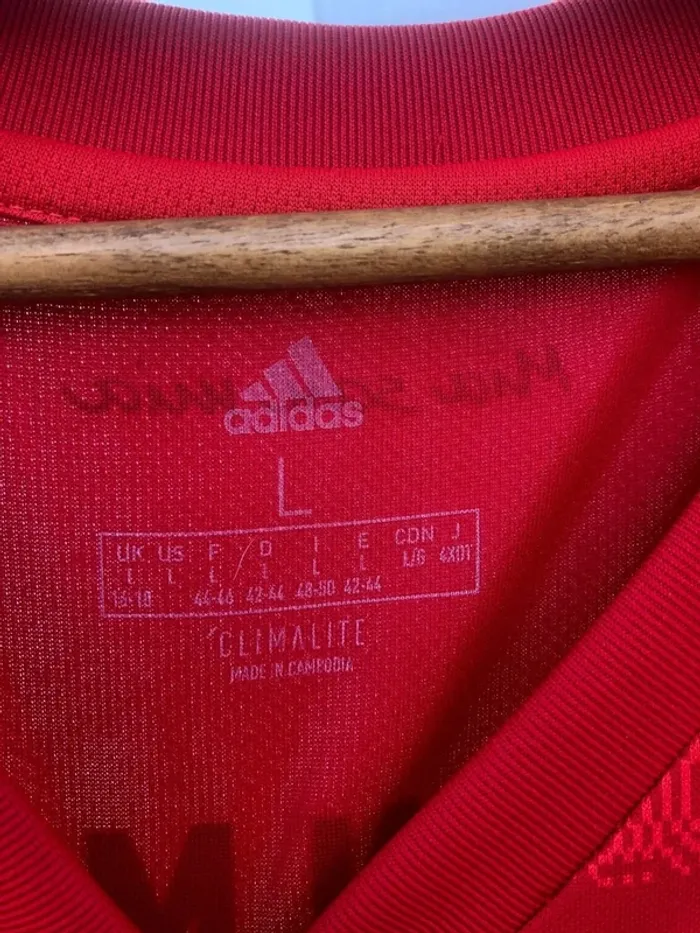Adidas soccer jersey Maillot foot football Bayern 2019-2020 Womens L - photo numéro 5