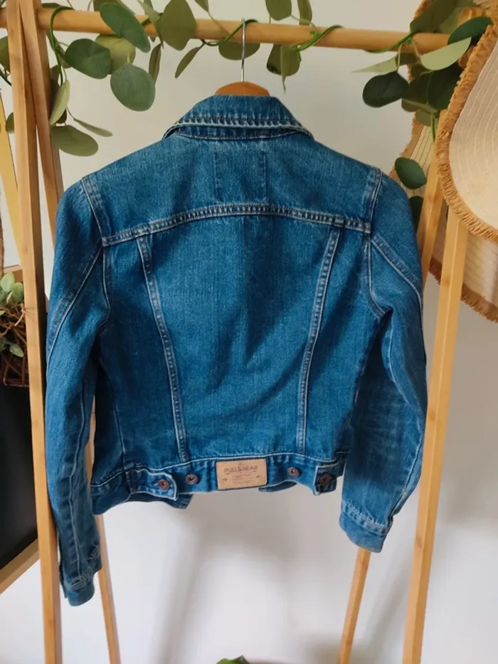 Veste en jean Pull&Bear XS/34 - photo numéro 2