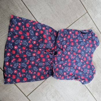 Robe manches courtes tape à l œil 6 ans