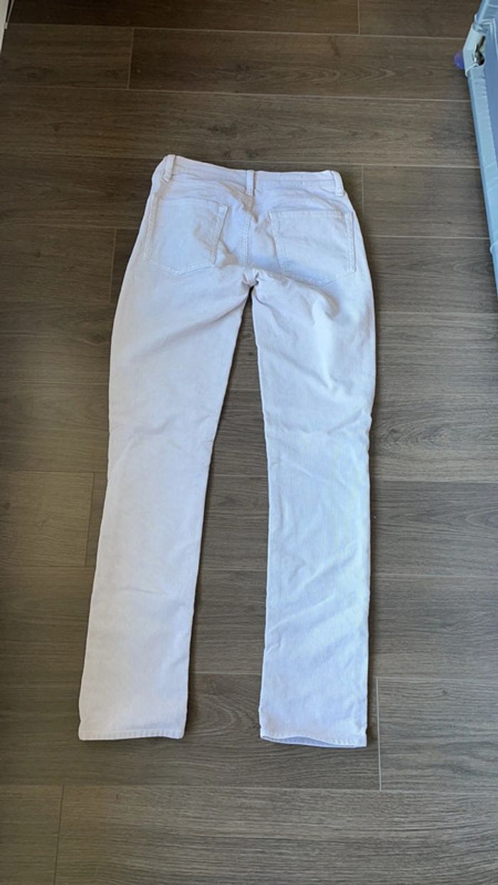 Pantalon velours femme GAP gris taille 36 - photo numéro 4