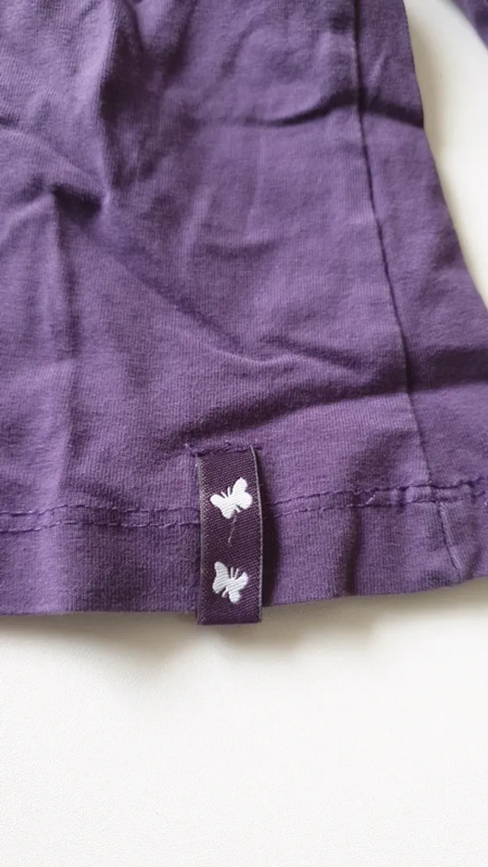 Sous pull col roulé violet - photo numéro 2
