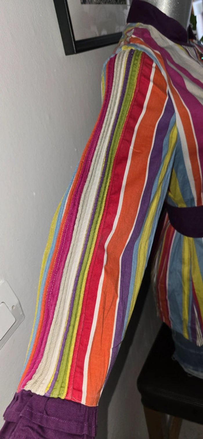 Chemise tunique multicolore pleins de jolis détails voir photos taille 40 - photo numéro 5