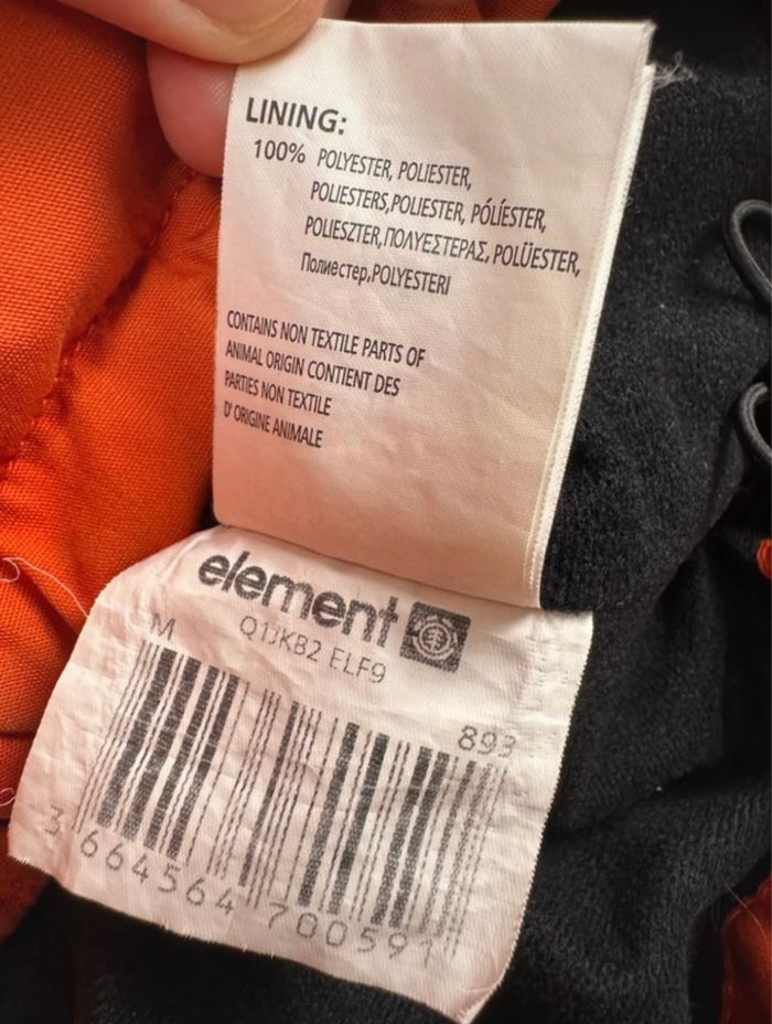 Veste à capuche élément taille M - photo numéro 8