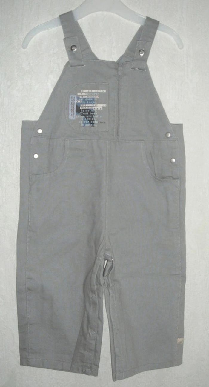 25 € Salopette Blue Shadow grise T. 18 mois Noukie's NEUVE