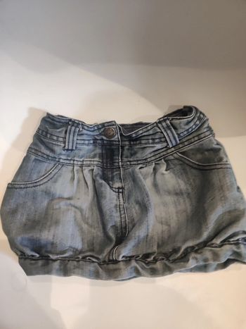 Jupe jean froncé Tape a l'oeil / 6 ans