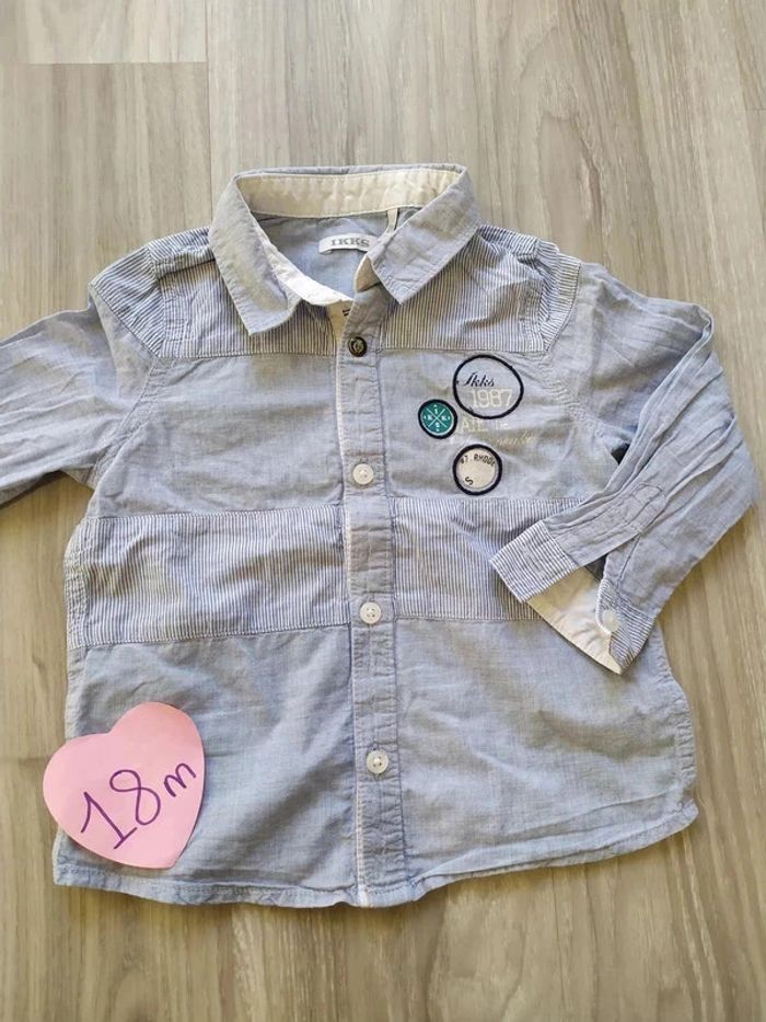 chemise ml 18 mois